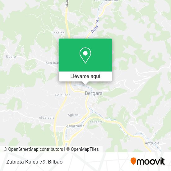 Mapa Zubieta Kalea 79