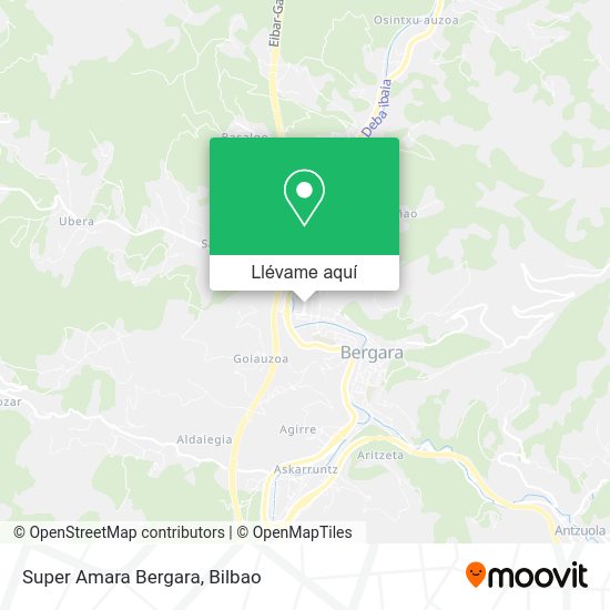 Mapa Super Amara Bergara
