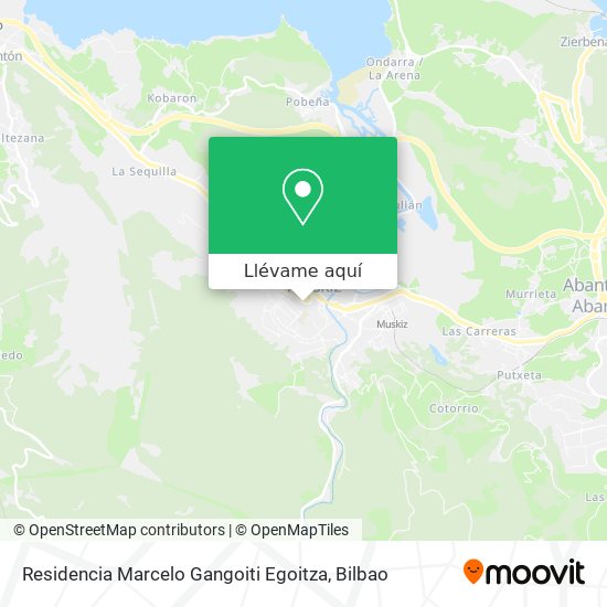 Mapa Residencia Marcelo Gangoiti Egoitza