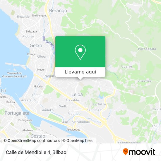 Mapa Calle de Mendibile 4