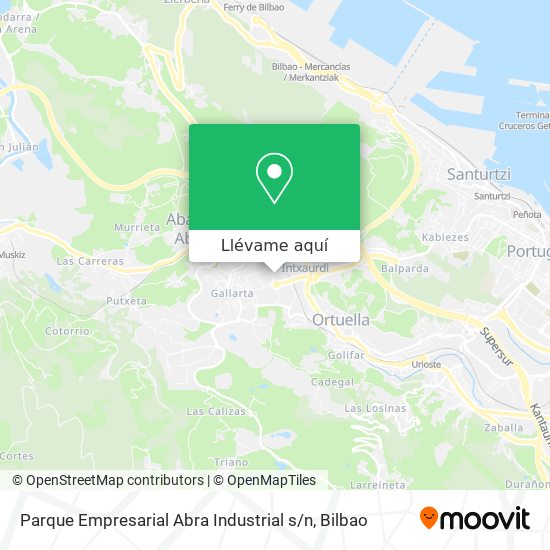 Mapa Parque Empresarial Abra Industrial s / n