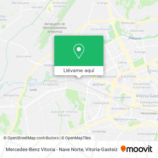 Mapa Mercedes-Benz Vitoria - Nave Norte