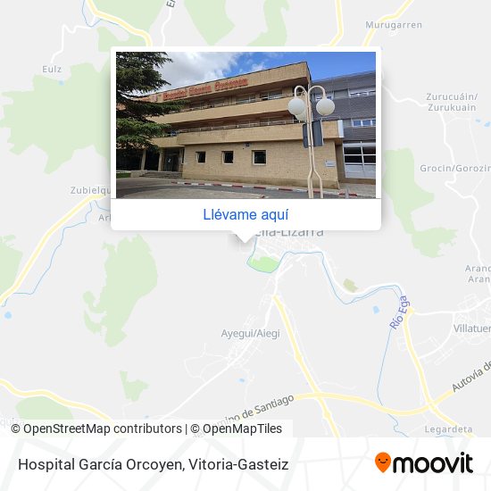 Mapa Hospital García Orcoyen