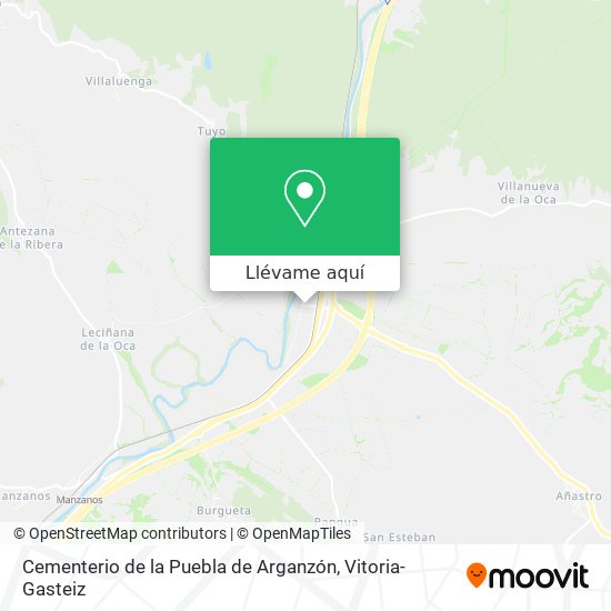 Mapa Cementerio de la Puebla de Arganzón