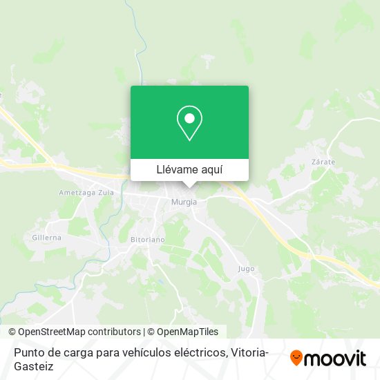 Mapa Punto de carga para vehículos eléctricos