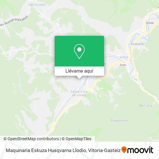 Mapa Maquinaria Eskuza Husqvarna Llodio