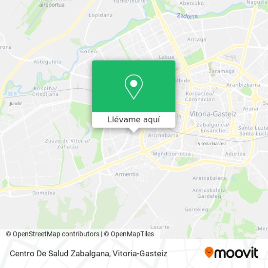 Mapa Centro De Salud Zabalgana