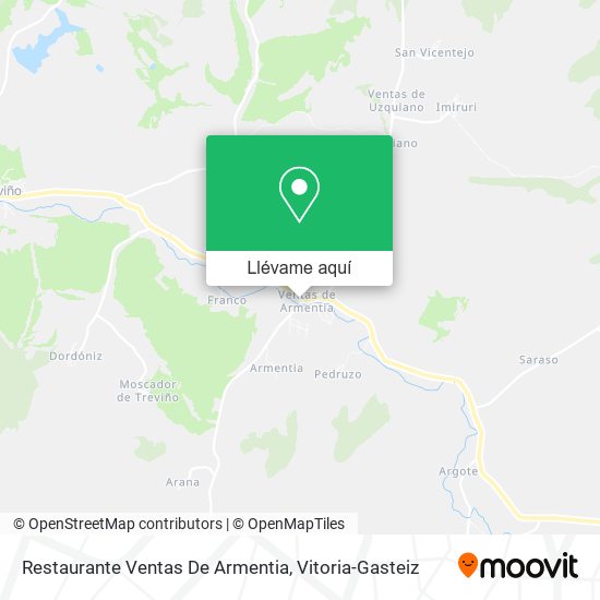 Mapa Restaurante Ventas De Armentia