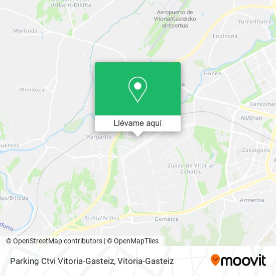 Mapa Parking Ctvi Vitoria-Gasteiz