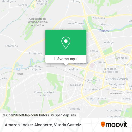 Mapa Amazon Locker-Alcoberro