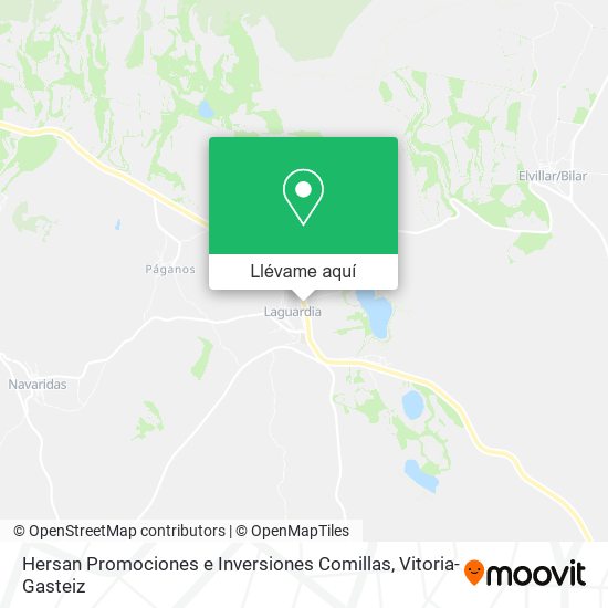 Mapa Hersan Promociones e Inversiones Comillas