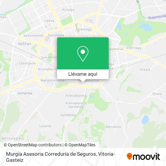 Mapa Murgia Asesoria Correduría de Seguros