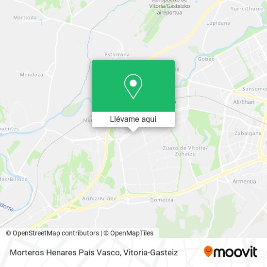 Mapa Morteros Henares País Vasco