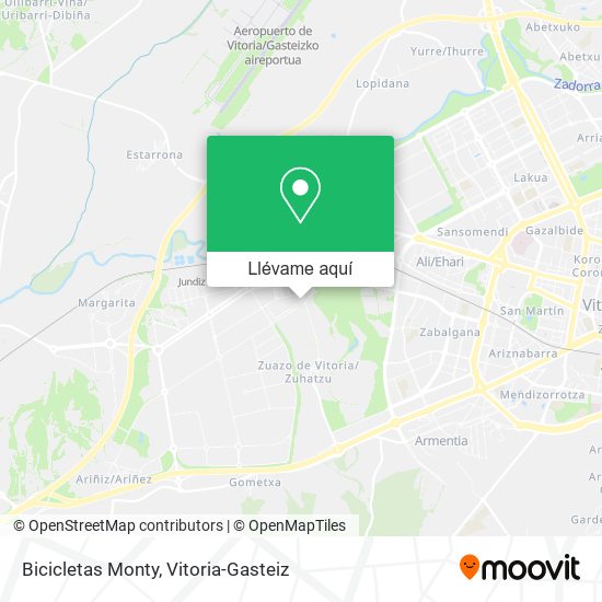 Mapa Bicicletas Monty