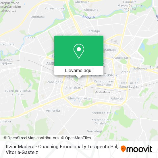 Mapa Itziar Madera - Coaching Emocional y Terapeuta Pnl