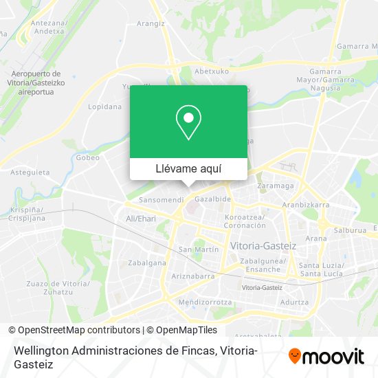 Mapa Wellington Administraciones de Fincas