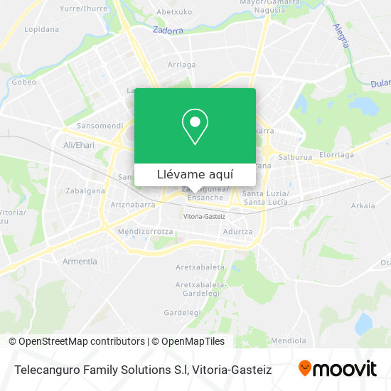 Mapa Telecanguro Family Solutions S.l