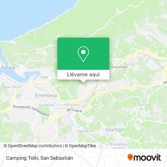 Mapa Camping Txiki