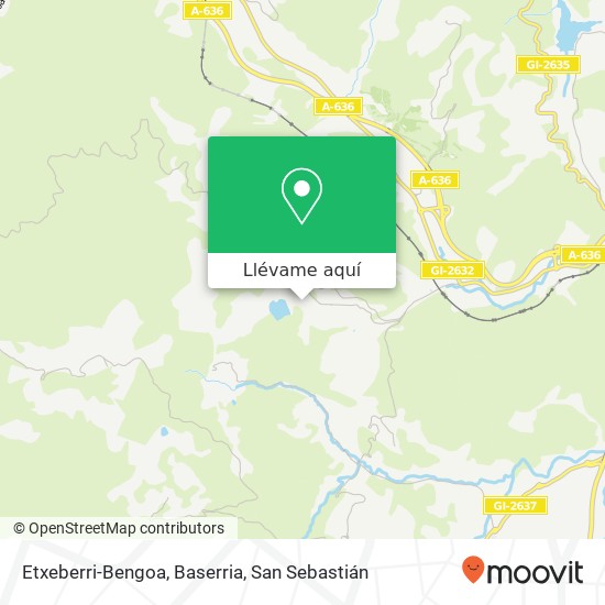 Mapa Etxeberri-Bengoa, Baserria