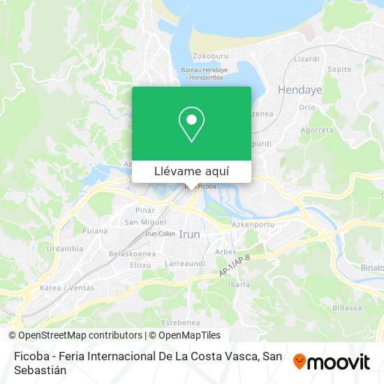 Mapa Ficoba - Feria Internacional De La Costa Vasca