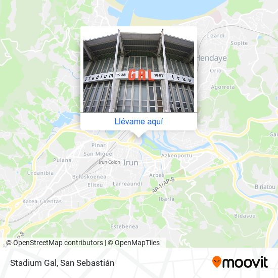 Mapa Stadium Gal