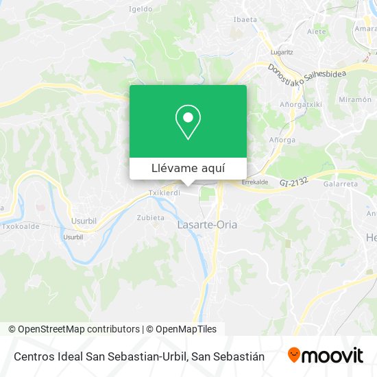 Mapa Centros Ideal San Sebastian-Urbil