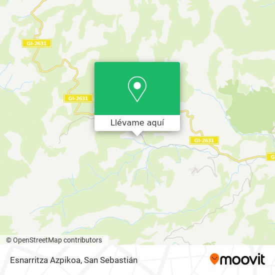 Mapa Esnarritza Azpikoa