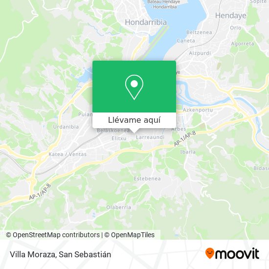 Mapa Villa Moraza