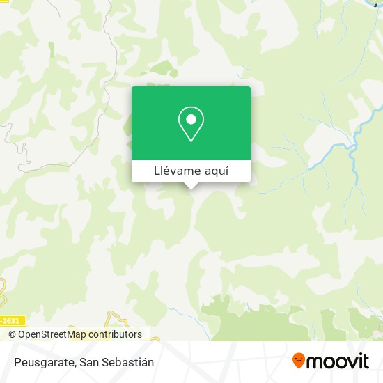 Mapa Peusgarate