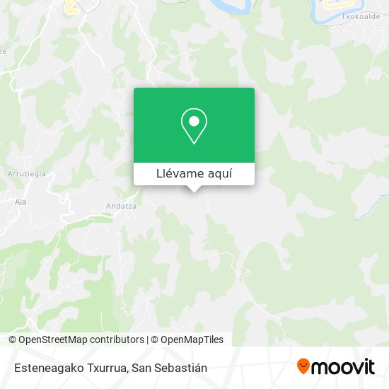 Mapa Esteneagako Txurrua