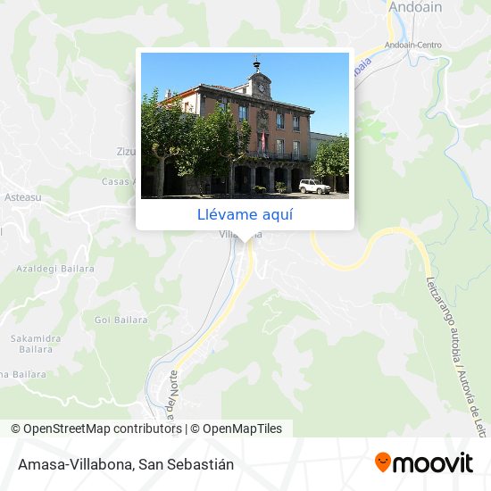 Mapa Amasa-Villabona