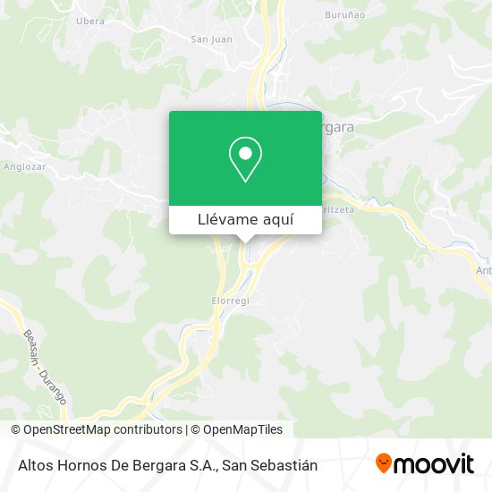 Mapa Altos Hornos De Bergara S.A.