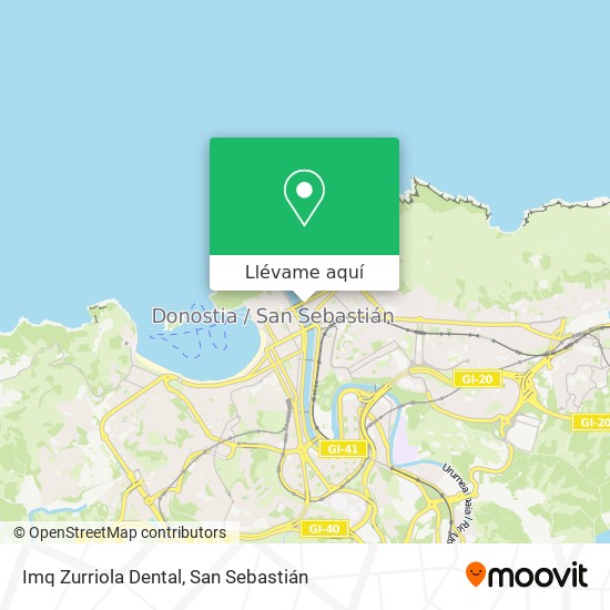 Mapa Imq Zurriola Dental