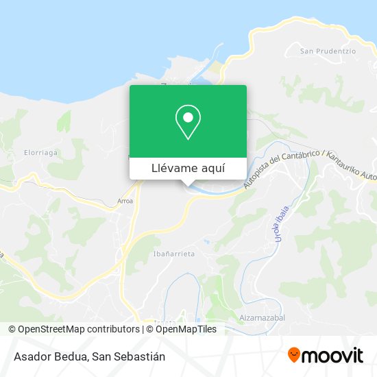 Mapa Asador Bedua