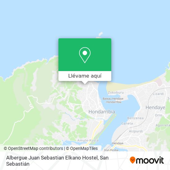 Mapa Albergue Juan Sebastian Elkano Hostel