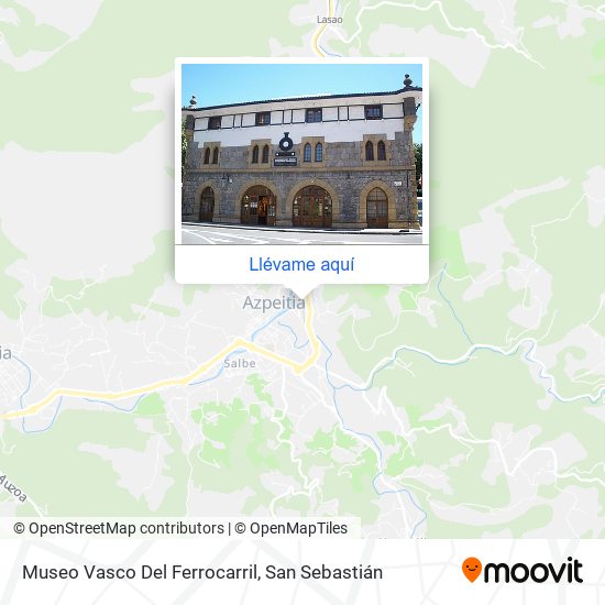 Mapa Museo Vasco Del Ferrocarril