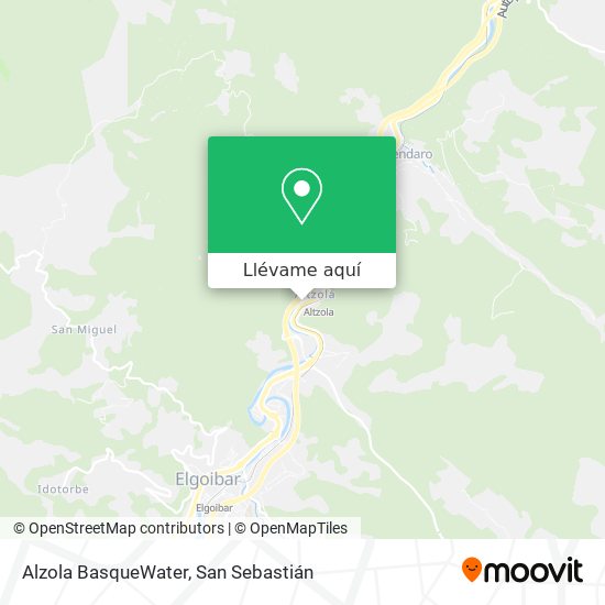 Mapa Alzola BasqueWater