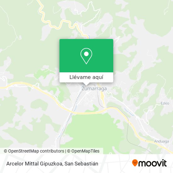 Mapa Arcelor Mittal Gipuzkoa