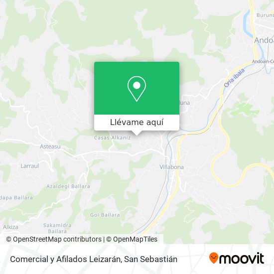 Mapa Comercial y Afilados Leizarán