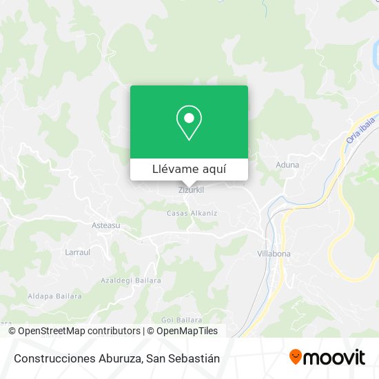 Mapa Construcciones Aburuza