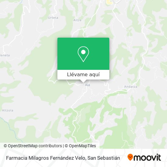 Mapa Farmacia Milagros Fernández Velo