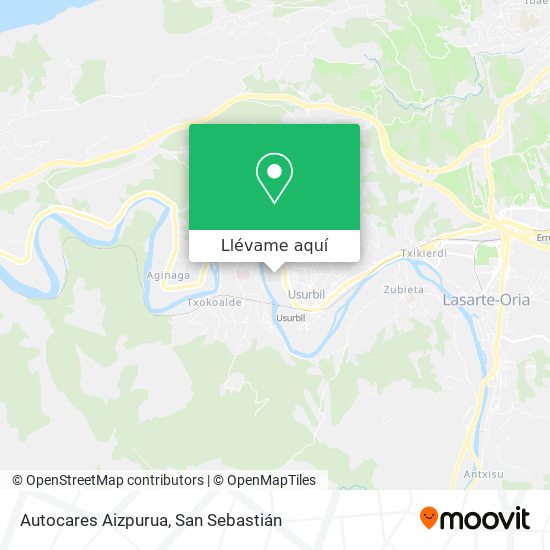 Mapa Autocares Aizpurua