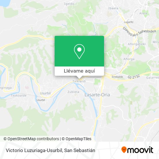 Mapa Victorio Luzuriaga-Usurbil