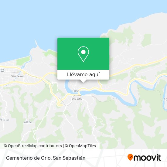 Mapa Cementerio de Orio