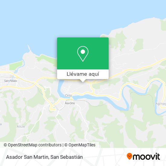Mapa Asador San Martin