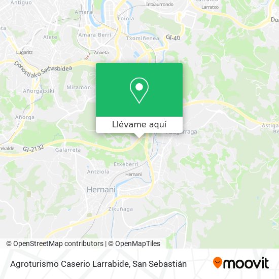 Mapa Agroturismo Caserio Larrabide