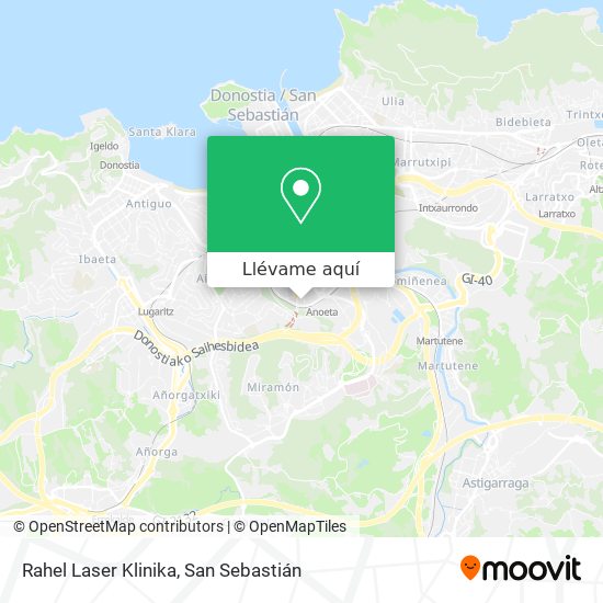 Mapa Rahel Laser Klinika