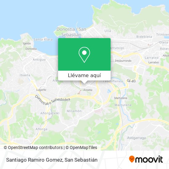 Mapa Santiago Ramiro Gomez