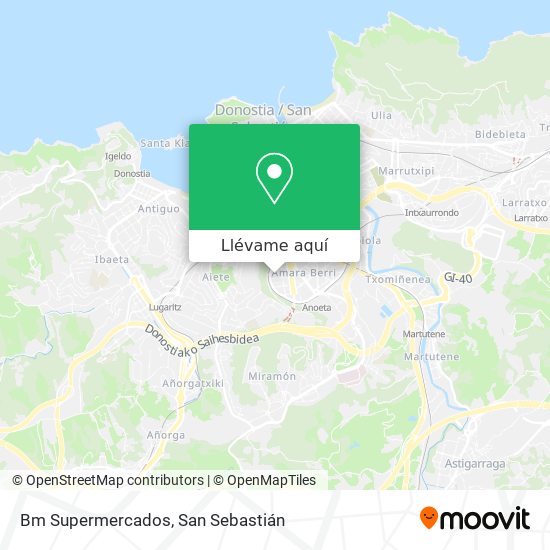 Mapa Bm Supermercados