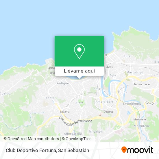 Mapa Club Deportivo Fortuna